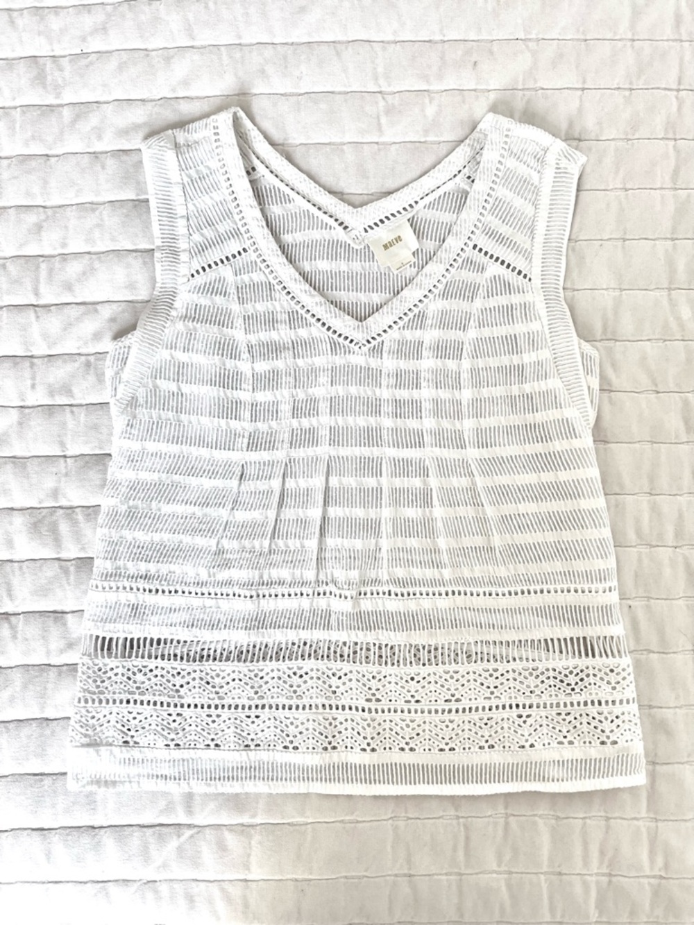 Maeve Lace Ladder cami top from Anthropologie, Size 4 - Picture 8 of 14